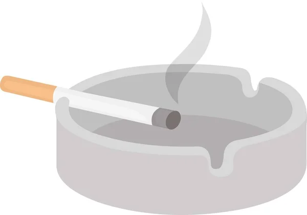 Sigara Kül Tablasının Vektör Gösterimi — Stok Vektör