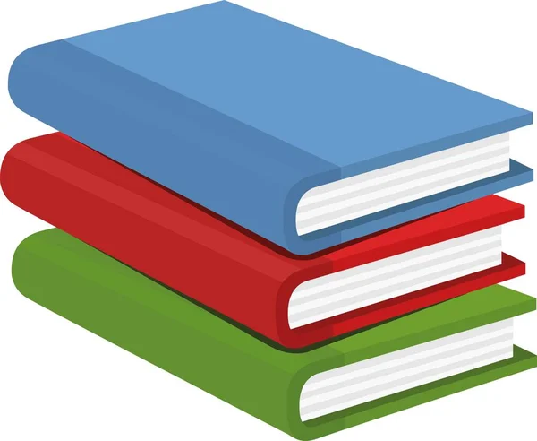 Kitap simgelerinin vektör illüstrasyonu