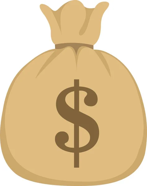 Para çantasının vektör simgesi