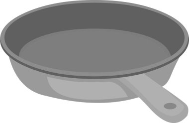 Kızartma tavasının vektör simgesi 