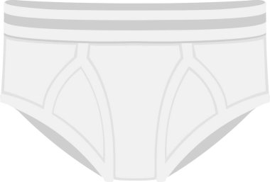 Bir iç çamaşırı simgesinin vektör illüstrasyonu