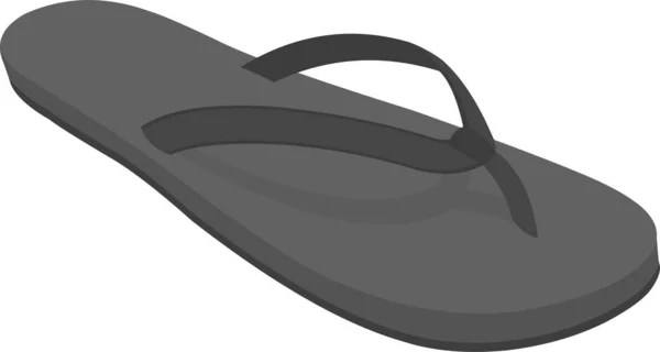 Vektorová Ilustrace Emotikonu Flip Flopu — Stockový vektor