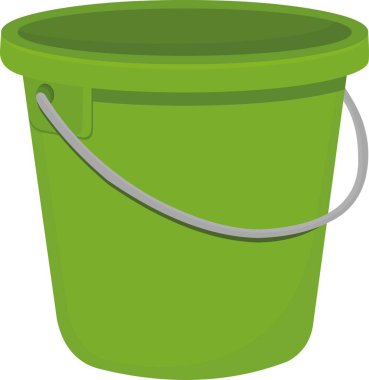 Yeşil bir kovanın vektör simgesi