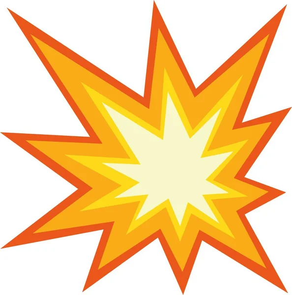 Çarpışma simgesinin vektör illüstrasyonu