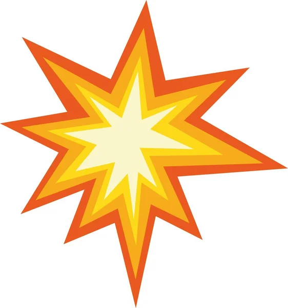 Patlayıcı çarpışma ifadelerinin vektör çizimi