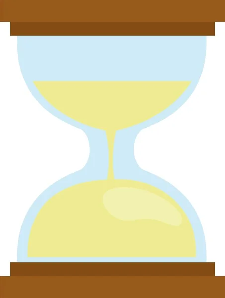 Векторна Емоційна Ілюстрація Пісочного Годинника Зроблена — стоковий вектор