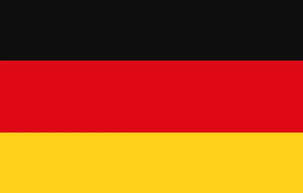 Vector Illustratie Van Vlag Van Duitsland — Stockvector