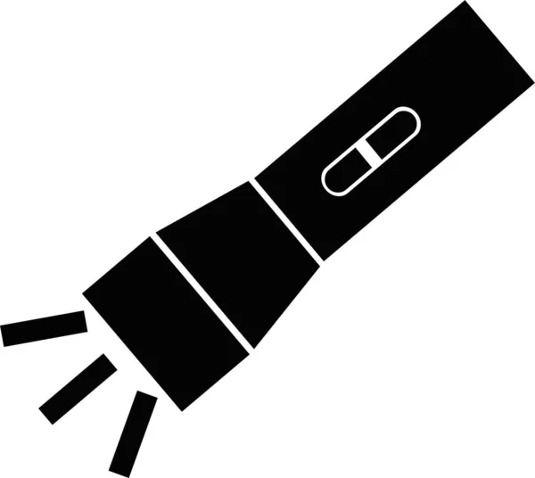 Ilustración Vectorial Icono Linterna — Vector de stock