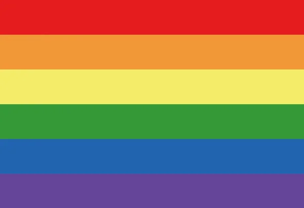 Ilustración Vectorial Una Bandera Orgullo Gay — Vector de stock