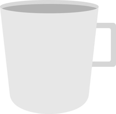 Bir fincan kahve ya da çayın vektör simgesi