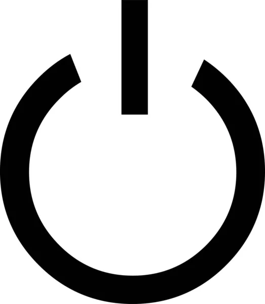 Ilustración Vectorial Símbolo Icono Encendido Apagado — Vector de stock