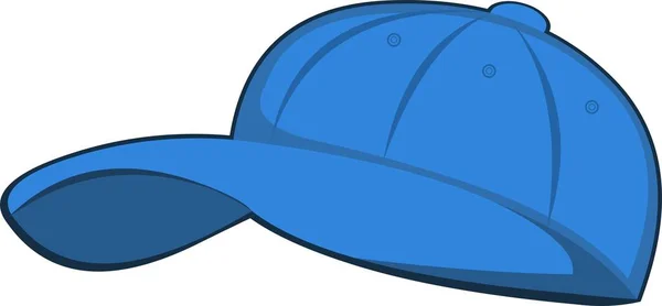 Mavi bir güneşlik kapağının vektör simgesi