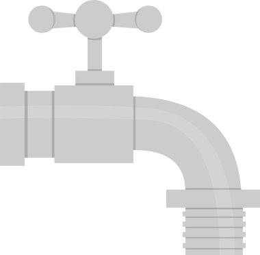 Bir musluğun duygu simgesinin vektör illüstrasyonu