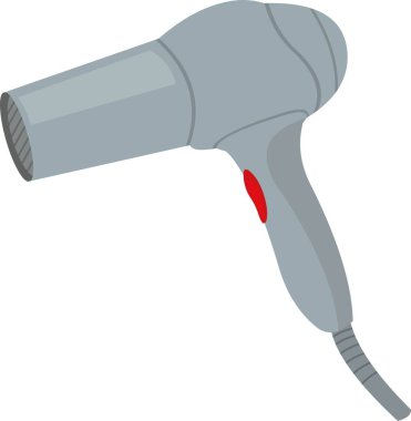 Saç kurutma makinesinin vektör simgesi