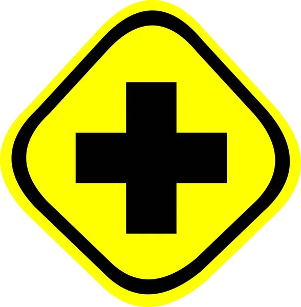Vector Illustration Crossroads Traffic Signage — Stock Vector