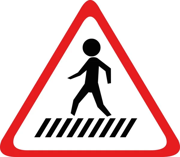 Illustration Vectorielle Panneau Signalisation — Image vectorielle