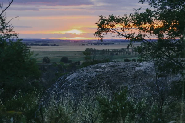 Pyramid Hill Βικτώρια Αυστραλία Άποψη Του Περιβάλλοντος Τοπίου Μικρό Ορόσημο — Φωτογραφία Αρχείου