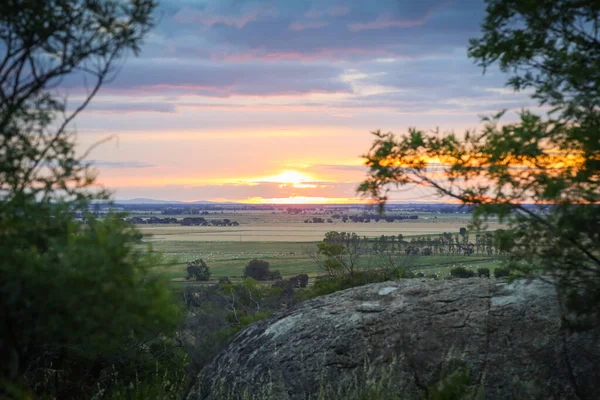 Pyramida Hill Victoria Australia Pohled Okolní Krajinu Malá Horská Památka — Stock fotografie