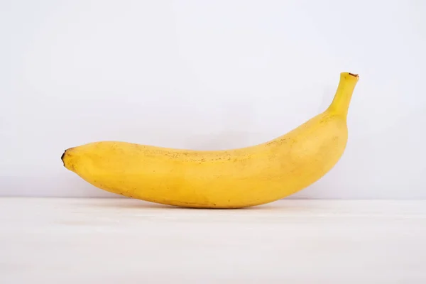 Banan Vit Trä Bakgrund — Stockfoto