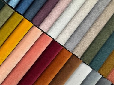 Tarafsız ve Pastel Tonlarda Kadife Perde Kumaş Örnekleri