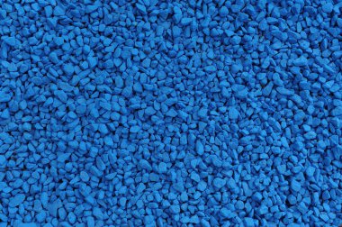 Bahçe dekorasyonu ve peyzaj için dekoratif mavi çakıl