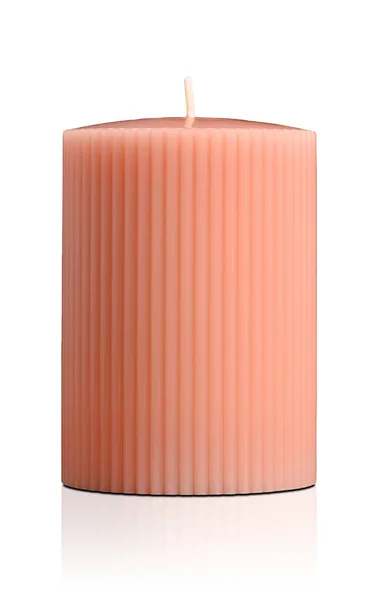 New pink candle — Stock Photo, Image