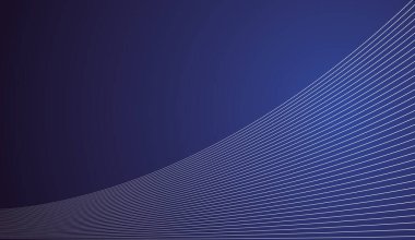 Dalgalı köşegen yükselen çizgilerle soyut mavi arkaplan