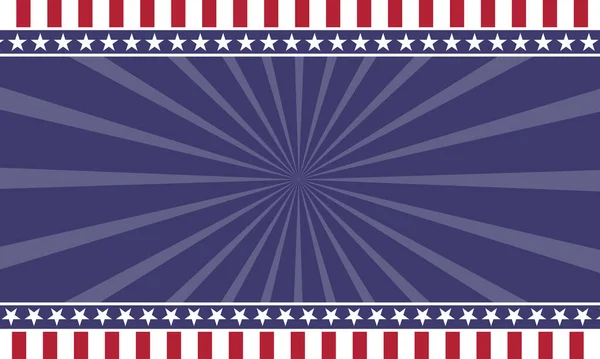 Julho Dia Independência Fundo Bandeira Americana — Vetor de Stock