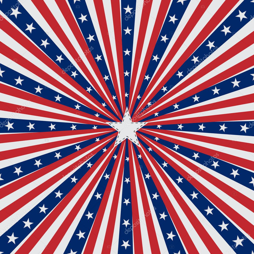 american flag back ground