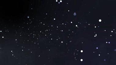 Işıldayan toz parçacıklarından oluşan soyut arkaplan kutlaması