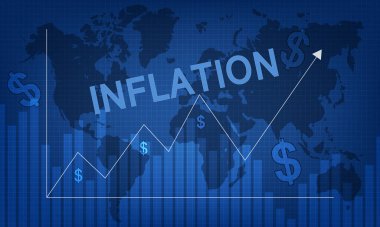 Salgın nedeniyle dünya çapında enflasyon. Dünya genelinde enflasyon artışını gösteren grafik