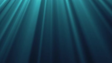 Güzel Sualtı Işıkları Gün ortası Okyanus Derinliklerini aydınlatıyor