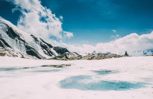 Ice mountain landscape — Stock Photo, Image