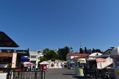 Deniz, sahil. Soçi seti.. 