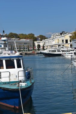 Soçi limanındaki yatlar..