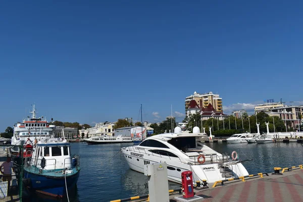 Yachts Dans Port Sotchi — Photo