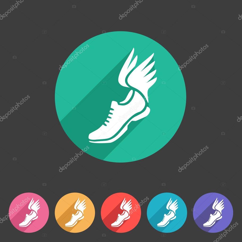 laat staan Koppeling Aanbeveling Running shoes wings icon flat web sign symbol logo label Stock Vector Image by ©game_gfx #81077566 laat staan Koppeling Aanbeveling Running shoes wings icon flat web sign symbol logo label Stock Vector Image by ©game_gfx #81077566