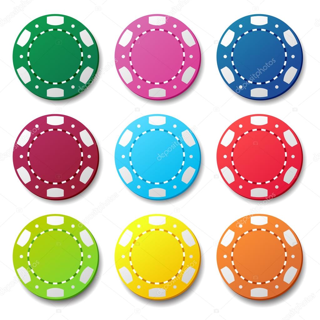 What do the different colors of poker chips mean