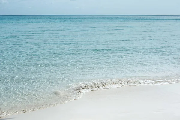 Onda Mar Suave Una Playa Arena Imágenes de stock libres de derechos