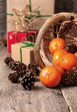 Noel süslemeleri Noel hediyesi ile