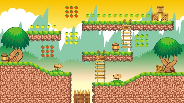 Tileset jogo 26 —  Vetores de Stock