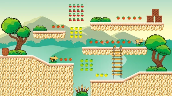 Game tileset 3 — 图库矢量图片