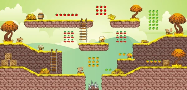 Plataforma jogo tileset 20 imagem vetorial de aliafandi© 97647490