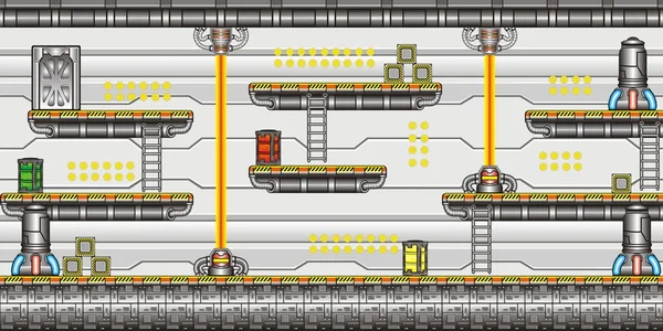 Dachówka zestaw platformy do gry 13 — Wektor stockowy