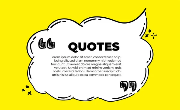 Typography Design Quote Chatbubble Background Rem Ark Quote Textbox Postertem —  Fotos de Stock
