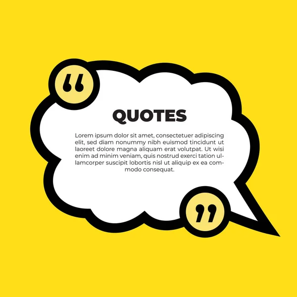 Typography Design Quote Chatbubble Background Rem Ark Quote Textbox Postertem —  Fotos de Stock