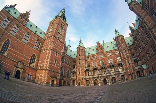 Kopenhag, Danimarka yakınındaki Hillerod Frederiksborg kalede. 05 Ocak 2013