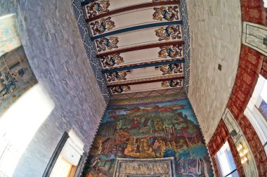 Oslo city hall iç. Norveç