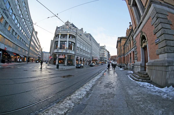 Oslo, Norveç'in sokakları — Stok fotoğraf