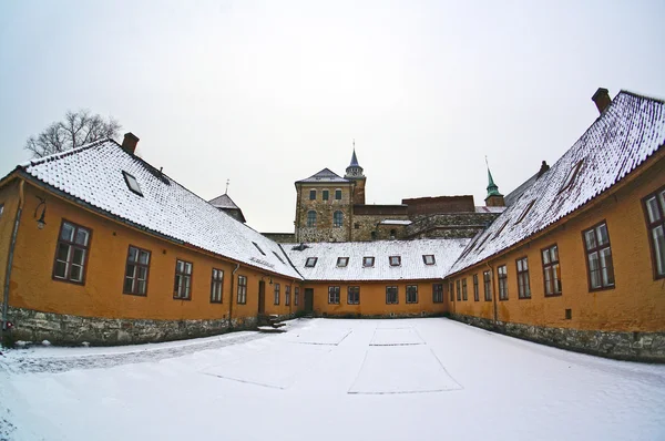 ノルウェー オスロのアーケシュフース要塞 ストック写真